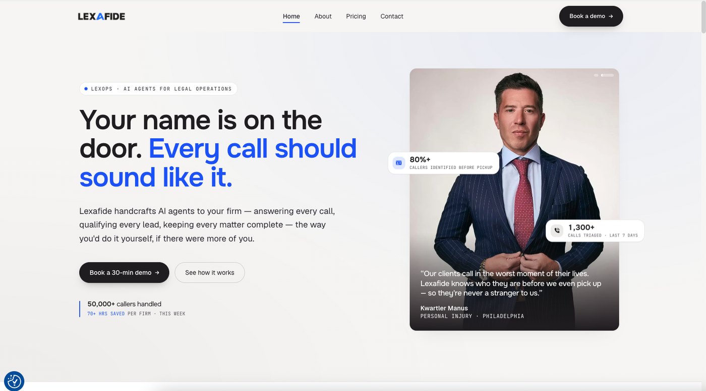 Lexafide website